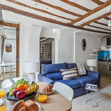 Bnbnova - Chic 1br Steps From The Louvre & Palais Royal & Opera *