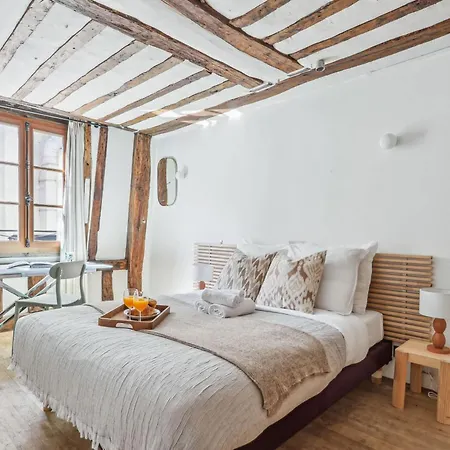 Appartement Bnbnova - Chic 1br Steps From The Louvre & Palais Royal & Opera *